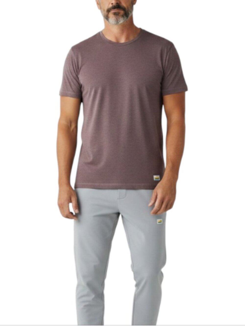 VUORI Strato Tech Short Sleeve Tee Sz XXL Purple Everyday Athletic Travel Casual
